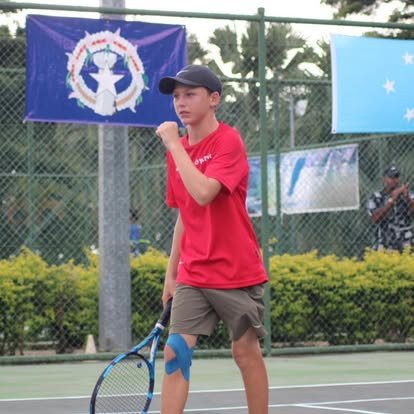 Victoire lors d'un tournoi junior